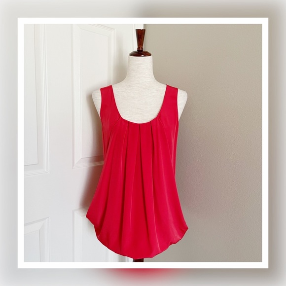 H&M Tops - H&M Sexy Sleeveless Red Top w/ Ruching Design 12
